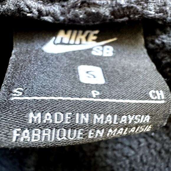 Nike SB Icon Fleece Joggers Skate Sweatpants Regular Fit Midweight Black Small - Picture 3 of 6